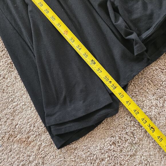 Torrid Black Lace Whimsigoth Dress Women 1X Vneck Boho Grunge Witchy Jersey Knit - Picture 8 of 9